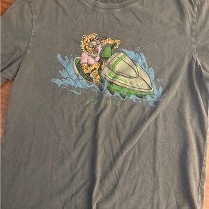 NEW WITH TAGS!! Lucky Brand Charcoal Graphic Tee